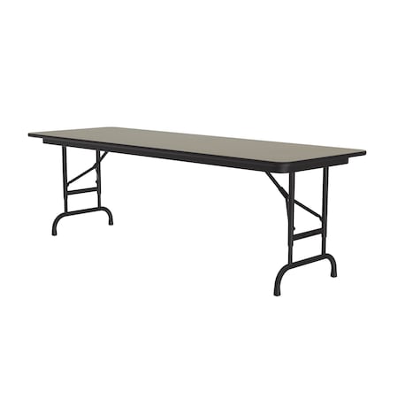 Correll CFA Adjustable HPL Folding Tables 24x72 Savannah Sand CFA2472PX-54